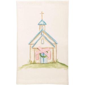 Mud Pie Easter Church Towel(Church)