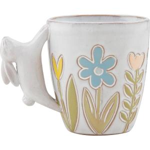 Mud Pie Handle Mugs, Bunny; 4″ x 3.5″(Bunny)