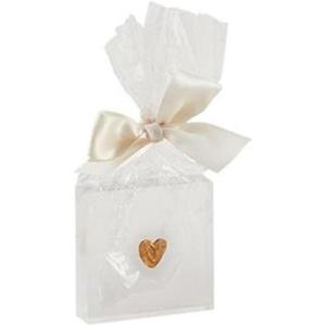 Mud Pie Mini Heart Acryl Sitter; 3″ X 3″