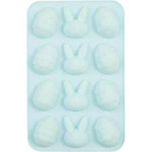 Mud Pie Spring Silicone Mold Set, 9″ x 6″, BLUE(Blue)