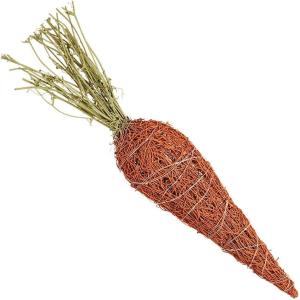 Mud Pie Woven Led Carrot; Large 20″