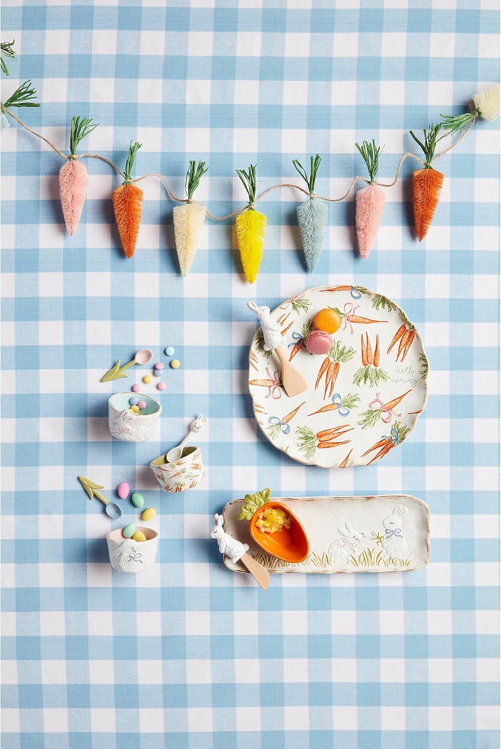image:imageMud Pie Carrot Round Platter Set platter 11 dia spatula 5 12