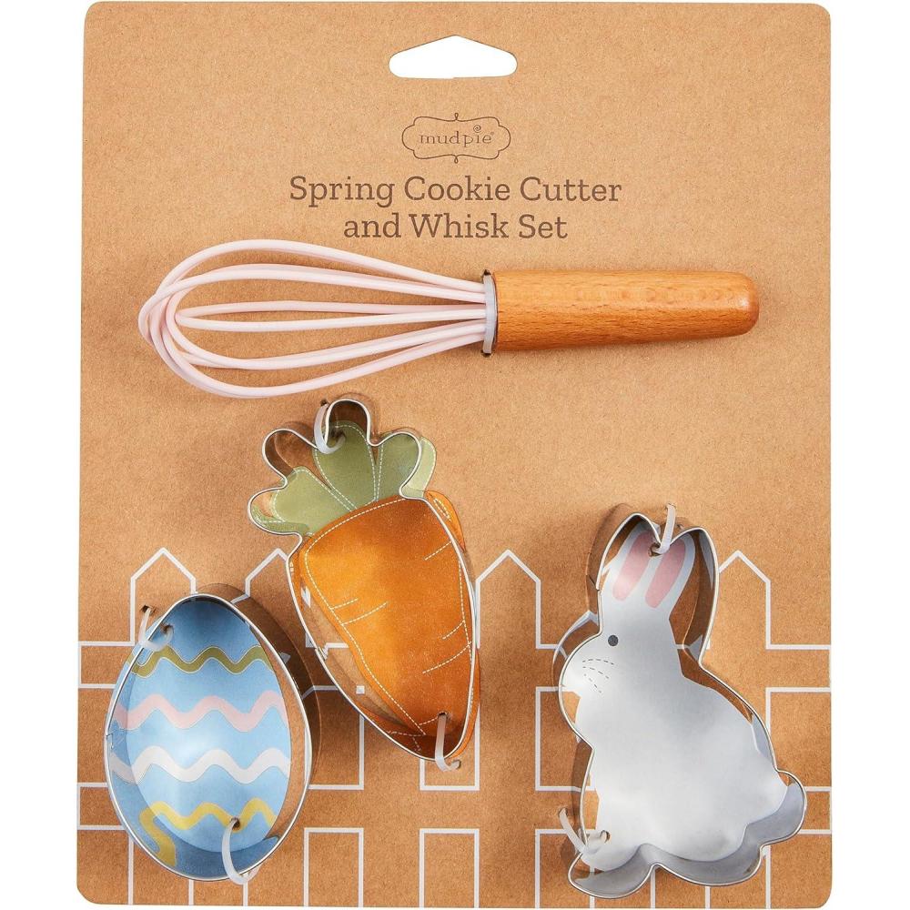 image:imageMud Pie Cookie Cutter Whisk Set 75 x 9 FlowerCarrot