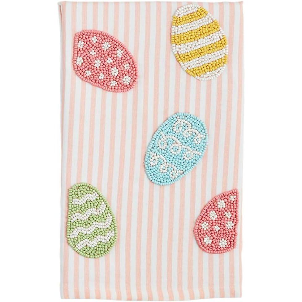 image:imageMud Pie Egg Easter Bead Towel 26 x 14