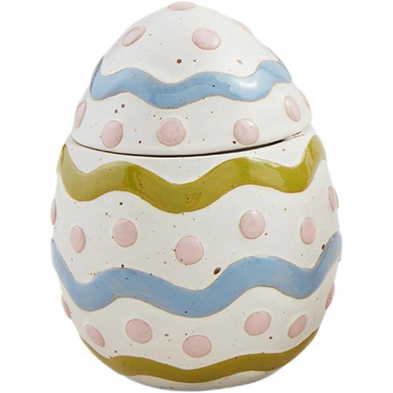 image:imageMud Pie Egg Easter Canister Approx 6 x 3 34
