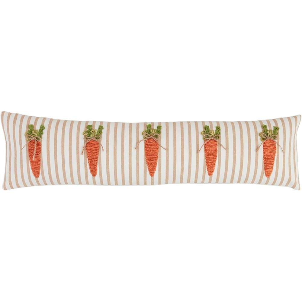 image:imageMud Pie Long Carrot Easter Pillow 7 12 x 30Carrot