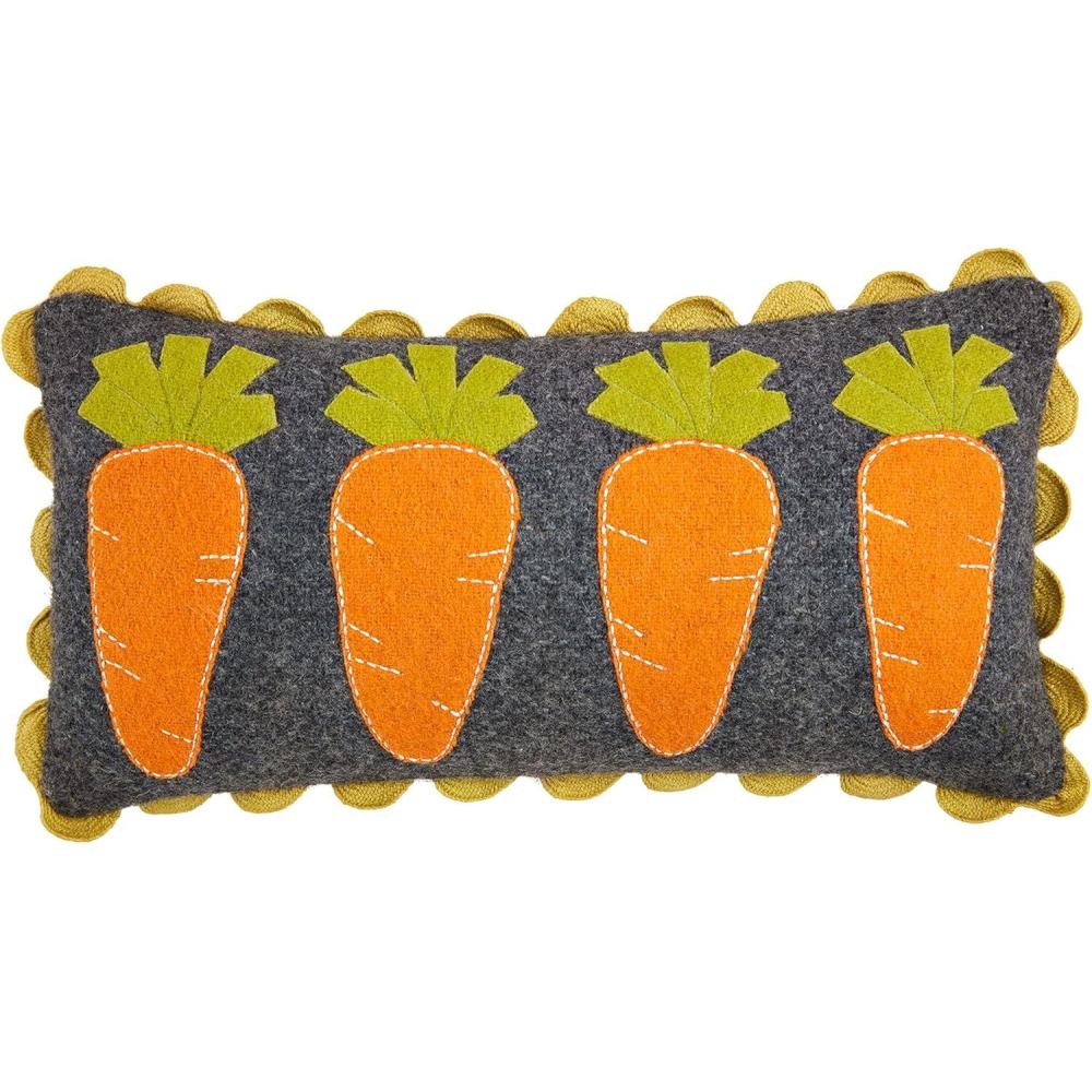 image:imageMud Pie Mini Pillow Carrot 12 x 6Carrot
