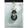 Mud Pie Boxwood Bunny Door Decor; 24″ x 12″