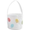 Mud Pie Blue Easter Beaded Bucket; 7 1/2″ x 8 1/2″(Egg)