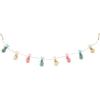 Mud Pie Bottle Brush Bunny Garland; 60″
