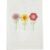 Mud Pie Easter Crochet Towel, Tails; 14″ x 21(Flower)