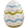 Mud Pie Egg Easter Canister; Approx 6″ x 3 3/4″