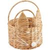Mud Pie Nested Hyacinth Easter Baskets, Brown