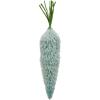 Mud Pie Orange Bottle Brush Carrot; 8″(Turquoise)