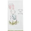 Mud Pie Spring Has Bunny Egg Tea Towel; 26″ x 16 1/2″