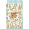 Mud Pie Spring Towel Set, Carrot; 26″ x 16.5″(Flower)