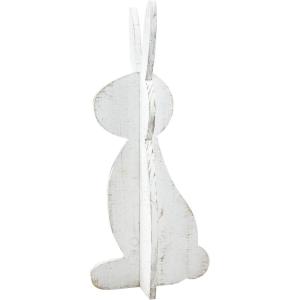 Mud Pie Bunny Stand Sitter, Small; 19″ x 8.33″