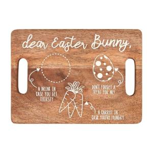 Mud Pie Easter Bunny Treat Tray, 7 3/4″ x 10 3/4