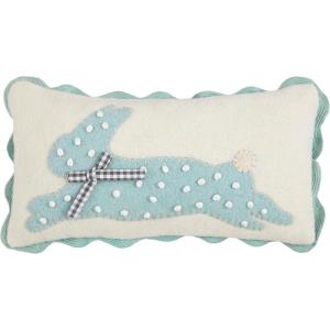 Mud Pie Mini Pillow, Carrot; 12″ x 6″(Jumping Bunny)