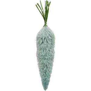 Mud Pie Orange Bottle Brush Carrot; 8″(Turquoise)