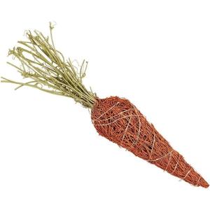 Mud Pie Woven Led Carrot; Medium 15″