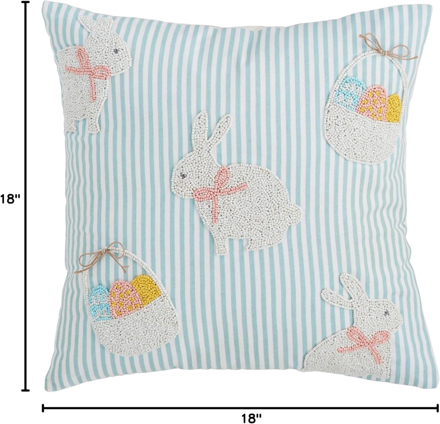 image:imageMud Pie Basket Bunny Easter PillowBunnt