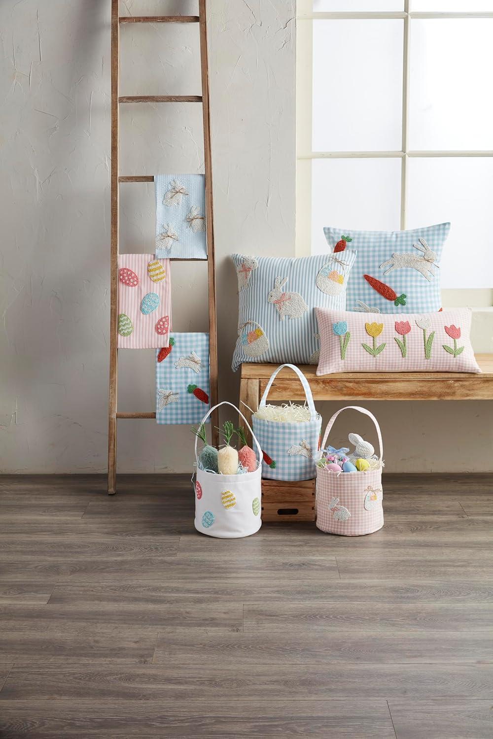 image:imageMud Pie Basket Bunny Easter PillowTulip