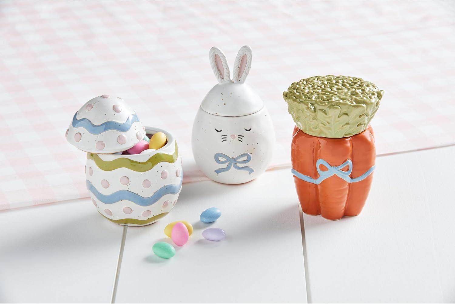 image:imageMud Pie Carrot Easter Canister Approx 6 x 3 34