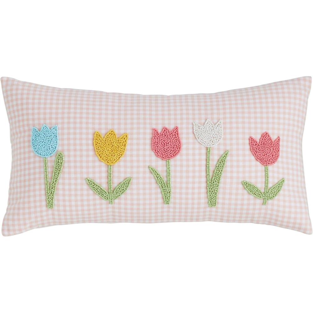 image:imageMud Pie Basket Bunny Easter PillowTulip
