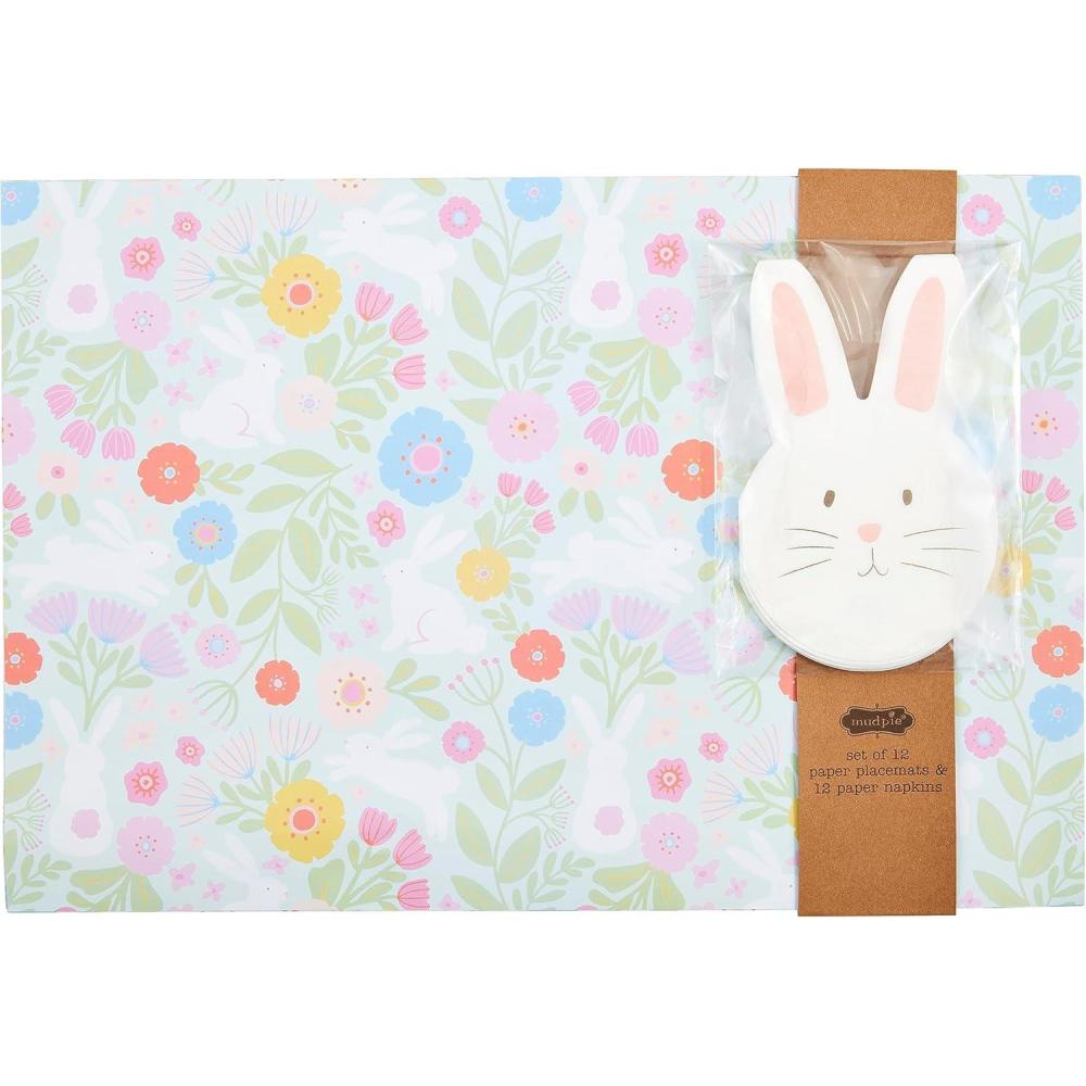 image:imageMud Pie Easter Placemat Napkin Set 185 125 BLUE