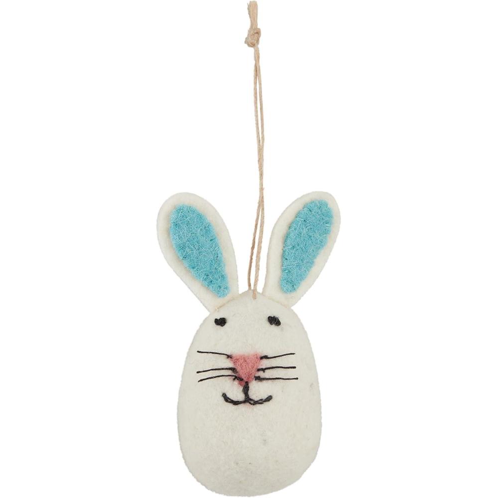image:imageMud Pie Felt Wool Egg Hangers Blue 3 H