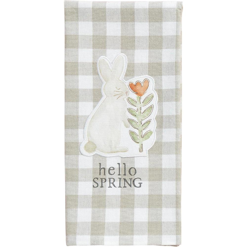 image:imageMud Pie Flower Patch Towel Three Flowers 18 x 26Three Bunnies