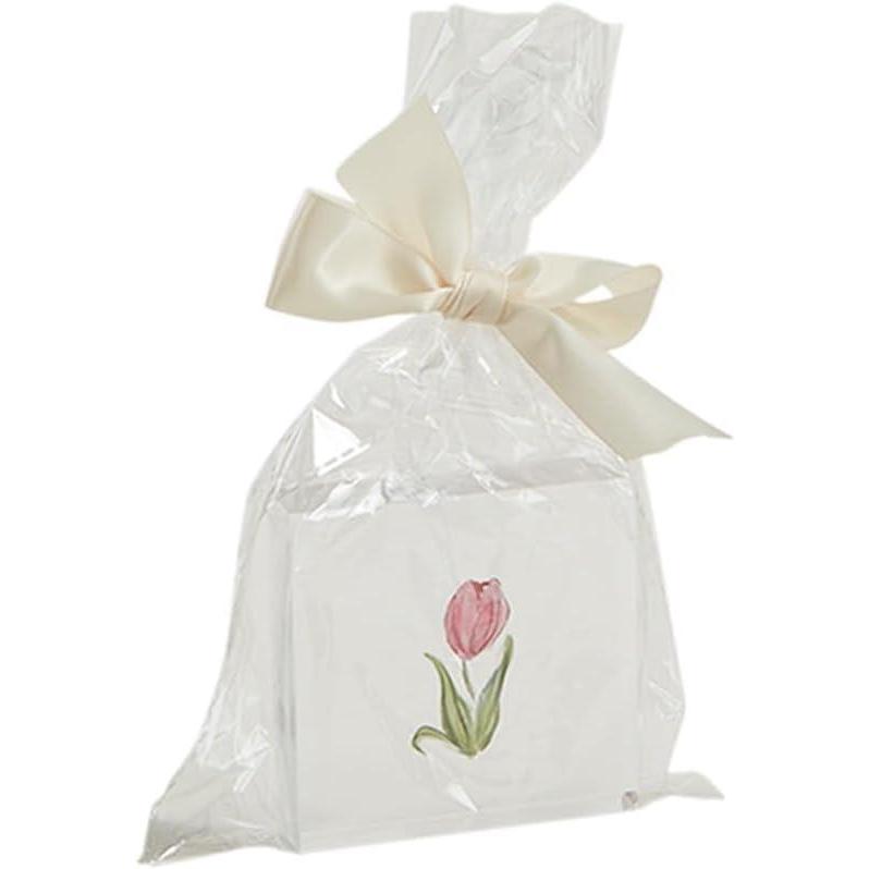image:imageMud Pie Pink Tulip Spring Acryl Block 3 x 3