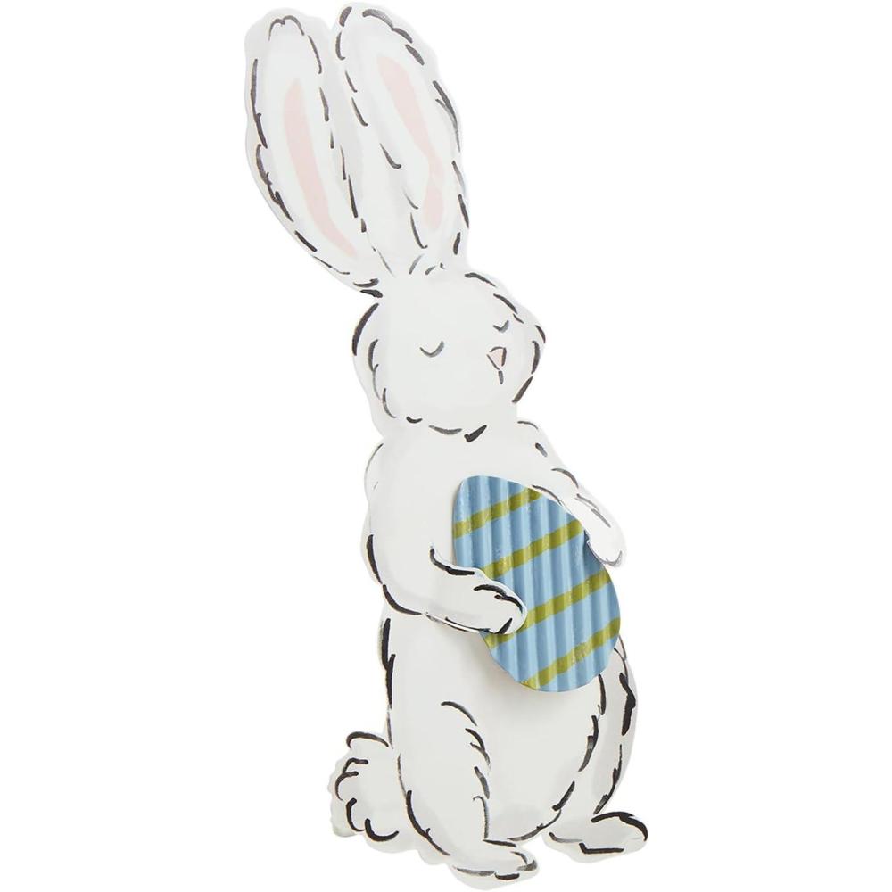 image:imageMud Pie Tin Egg Bunny Sitter Large 15 x 7