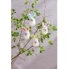 Mud Pie Felt Wool Egg Hangers, Blue; 3″ H