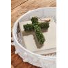 Mud Pie Small Boxwood Cross; 7″ X 5 1/2″