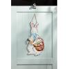 Mud Pie Tin Bunny Door Hanger; 26″ x 14 1/2″