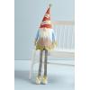 Mud Pie X-Large Easter Dangle Leg Gnome, 46 1/2″ X 8,Green