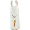 Mud Pie Blue Flower Bunny Bud Vase; 7 1/2″ x 2 1/4″ Dia(Carrot)