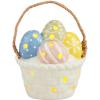 Mud Pie Easter Basket Light-Up Sitter