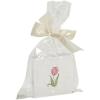 Mud Pie Pink Tulip Spring Acryl Block; 3″ x 3″