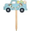 Mud Pie Spring Yard Stake, Truck, 18 1/2″ x 14 3/14″