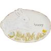 Mud Pie Stoneware Bunny Platter; 11″ x 16″