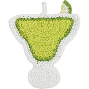 Mud Pie Margarita Fiesta Pot Holder, 8″ x 7″, GREEN