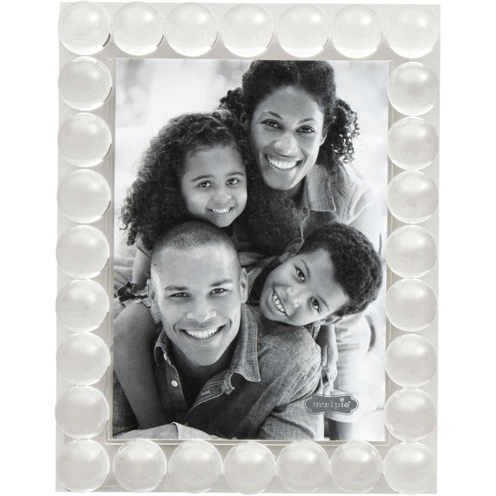 image:imageMud Pie 5X7 Beaded Acrylic Frame 8 X 6Small Large