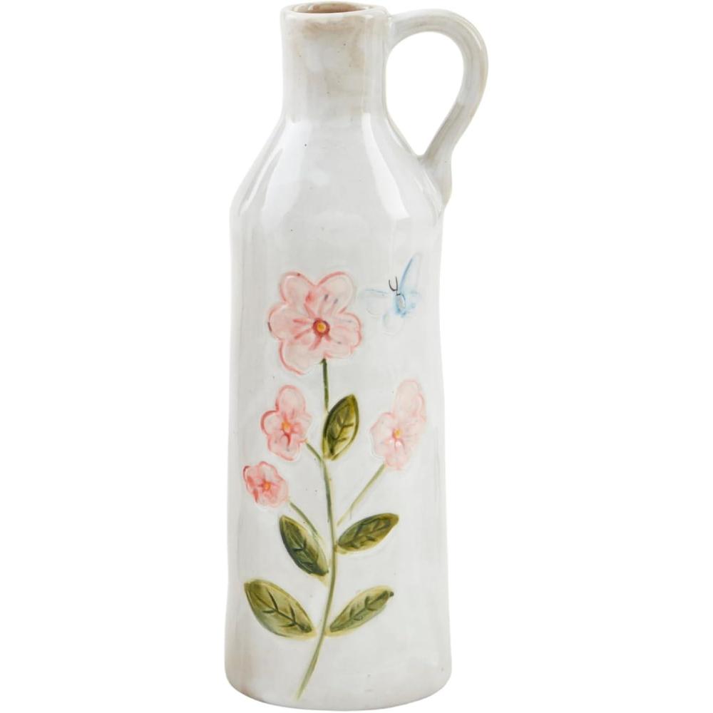 image:imageMud Pie Blue Flower Stem Vase Caddy 2 14 x 2 14 Dia Toothpick 3 14Butterfly