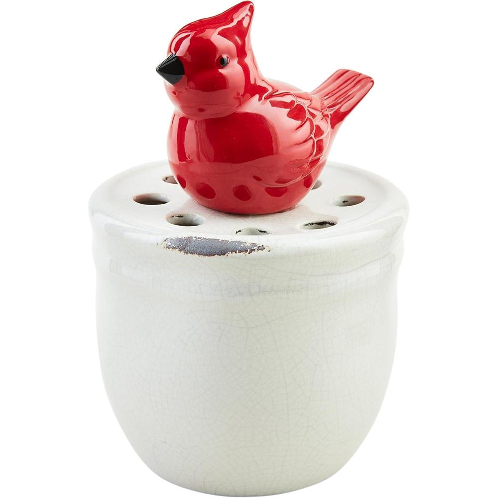 image:imageMud Pie Cardinal Pot Vase 8 14 x 5 14 Dia