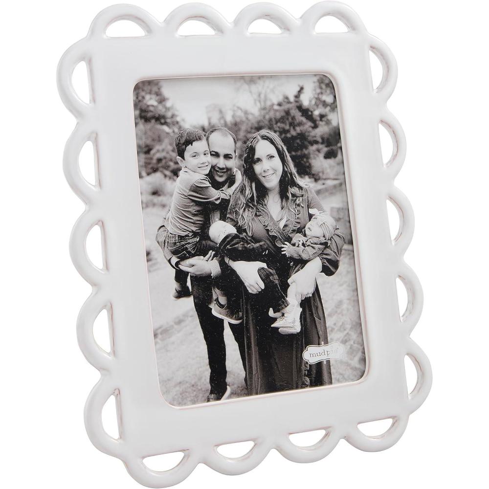 image:imageMud Pie Ceramic Scallop Frame Large 1025 x 825