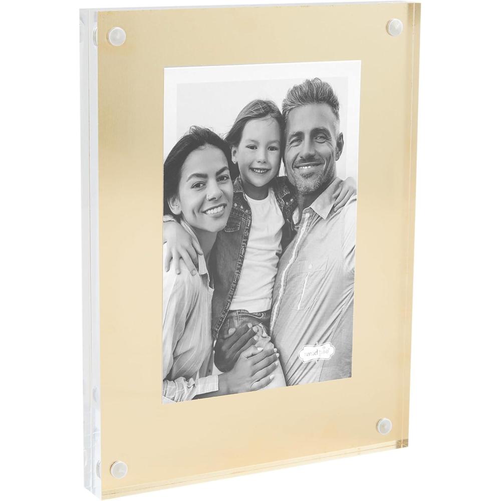 image:imageMud Pie Large Brass Acrylic Frame 6 12 x 8 12