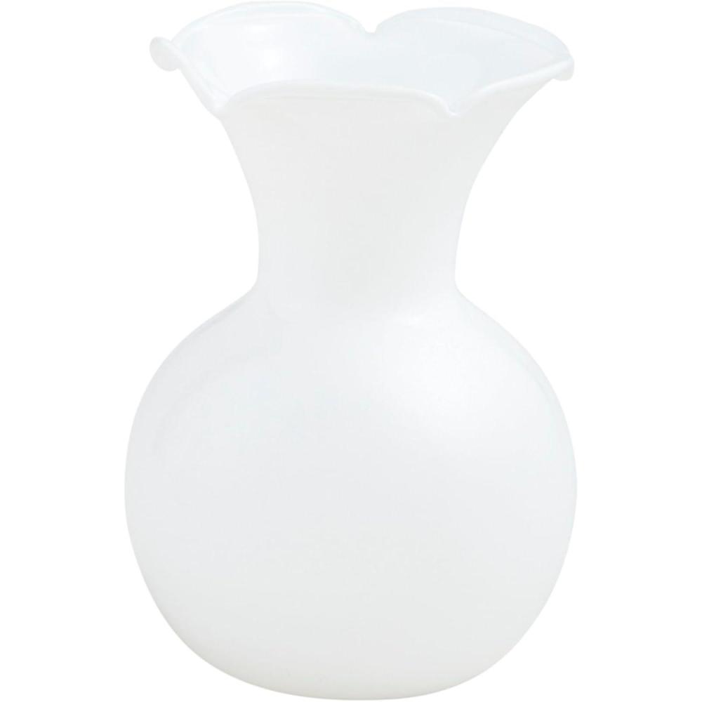 image:imageMud Pie Mini Ruffle Vase White 4 x 325
